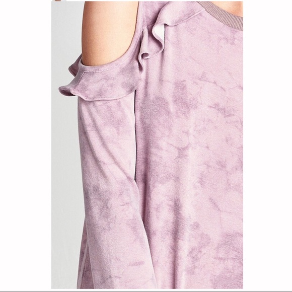 Mineral Washed Ruffled Top - Picture 5 of 5